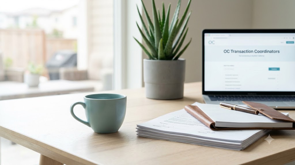 Professional transaction coordinator services in Orange County managing real estate file audits and CAR forms