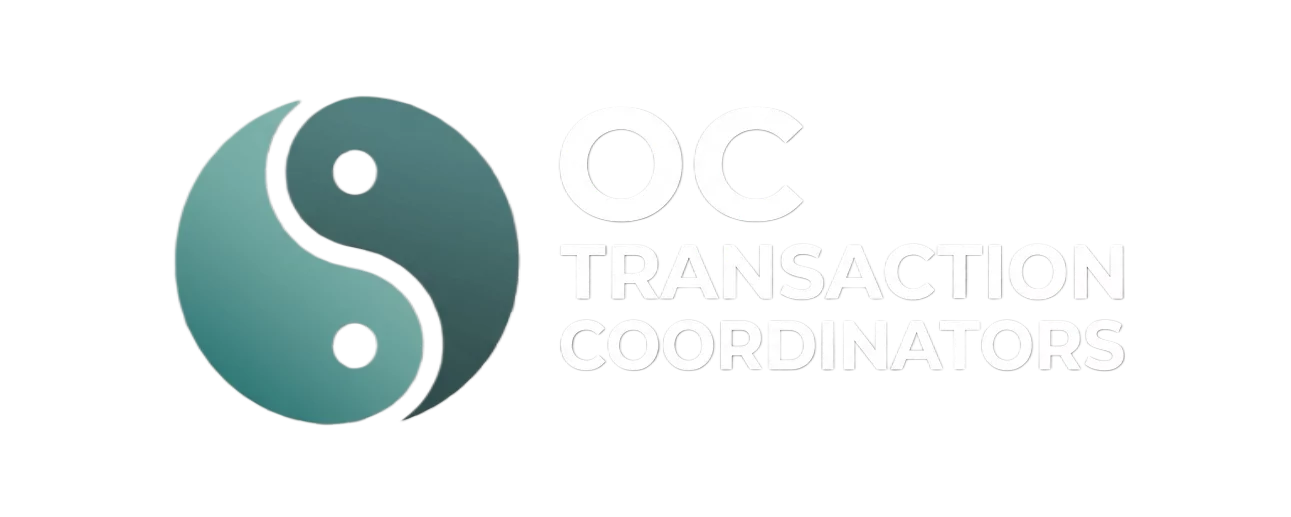 OC Transaction Coordinators logo featuring misty aqua and smoky jade branding