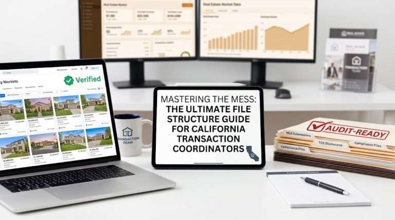 California transaction coordinator file structure guide